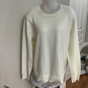 Joe Fresh XL Ivory Sweater LIKE NEW